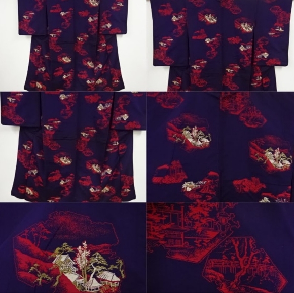 Vintage Japanese Silk Kimono | Robe | Cover Up - Picture 2 of 8